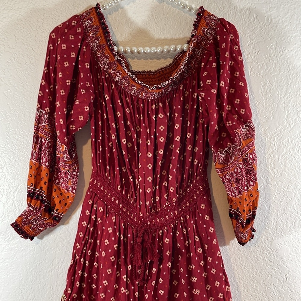 SUPERDRY Ameera Off The Shoulder Playsuit Romper Size 6 - Picture 5 of 16